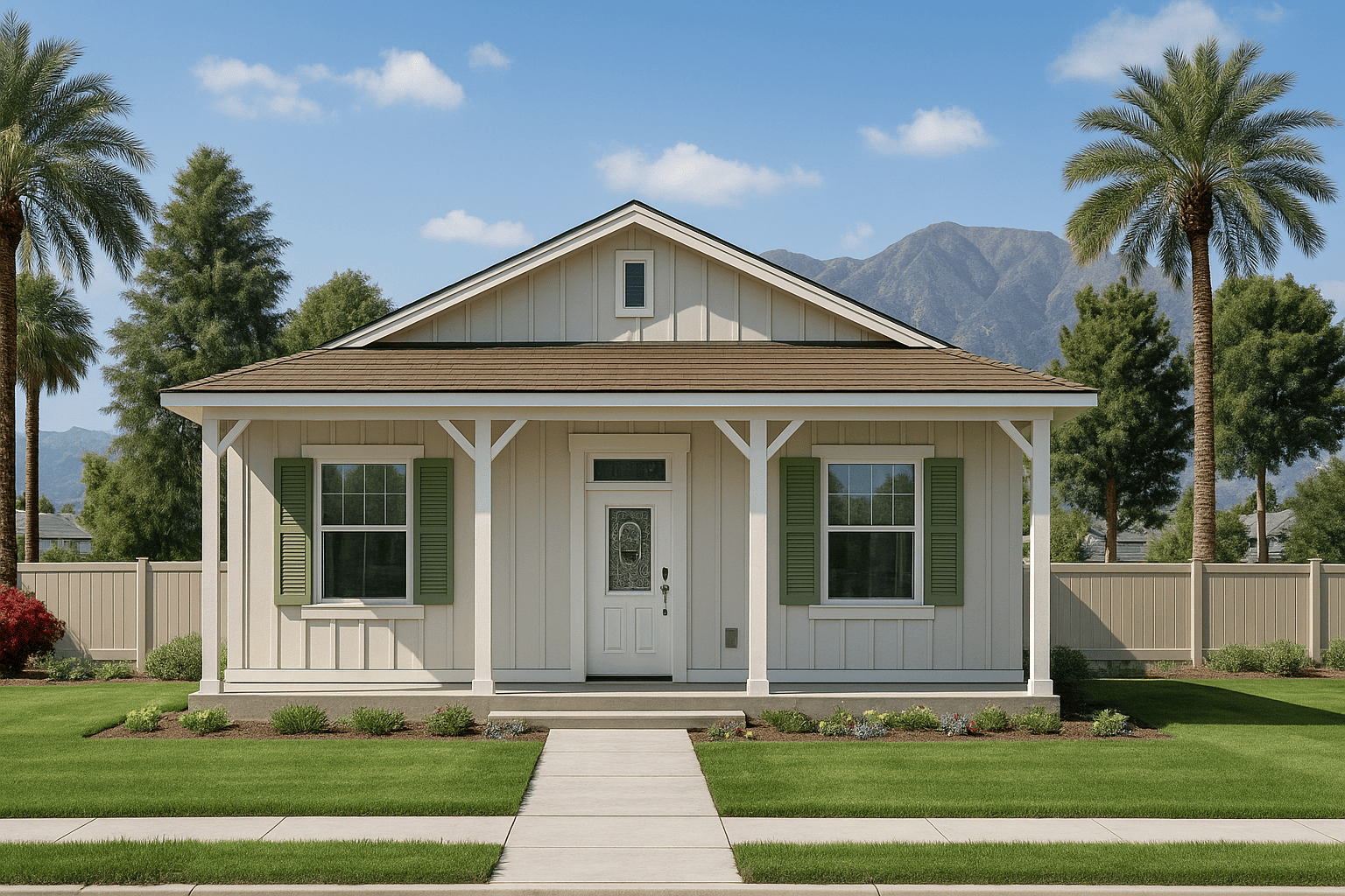 The Palm 1259 sq ft - Facade view 1